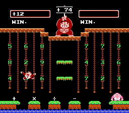 Donkey Kong Jr. Math - Nintendo NES