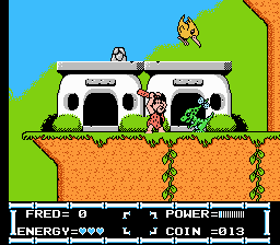 The Flintstone - The Rescue of Dino & Hoppy - Nintendo NES