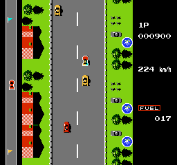 Road Fighter - Nintendo NES