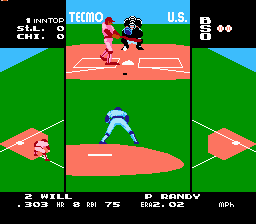 Tecmo Baseball - Nintendo NES