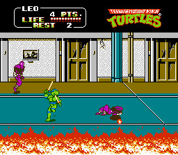 Teenage Mutant Ninja Turtles II - The Arcade Game - Nintendo NES