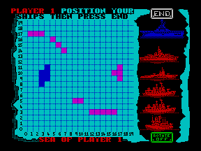 Battle Ships - ZX Spectrum