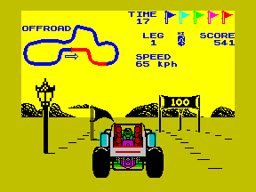Buggy Boy - ZX Spectrum